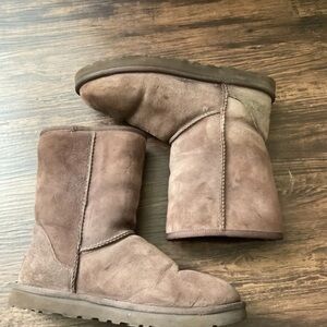 UGG Women's Tan Suede Winter Boots